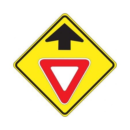 STOP AND YIELD SIGN YIELD AHEAD 30 In  X FRW538RA